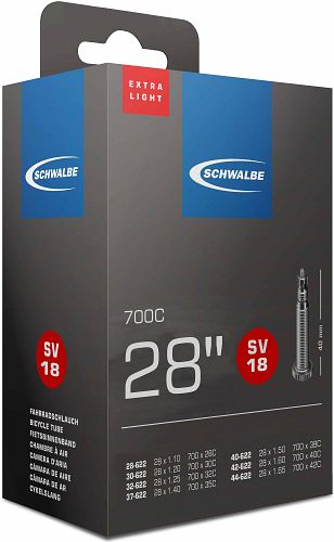 Schwalbe Schlauch Nr. 18 Extralight Sclaverandventil 40 mm