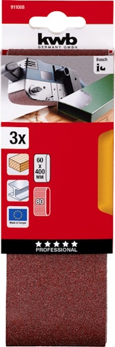 kwb 3Schl-Bänd Kor. 60x400 K 80 SB 911008