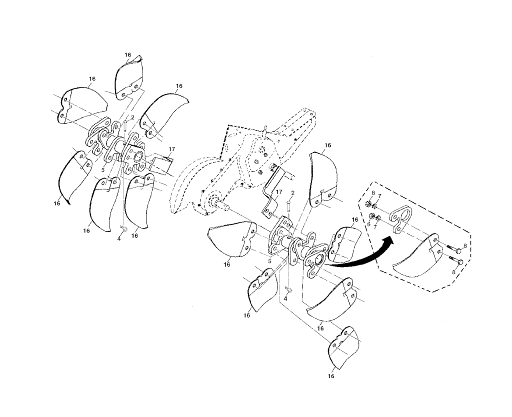 Explosionszeichnung Ersatzteile