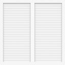 Vorschaubild GroJa Select Typ U mit Lamellen 1,50 Meter hoch - in verschiedenen Farben + Breiten