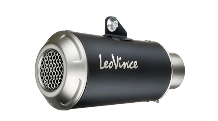 LeoVince SLIP-ON Edelstahl SBK LV-10 Schwarz für KAWASAKI Z 900/A2