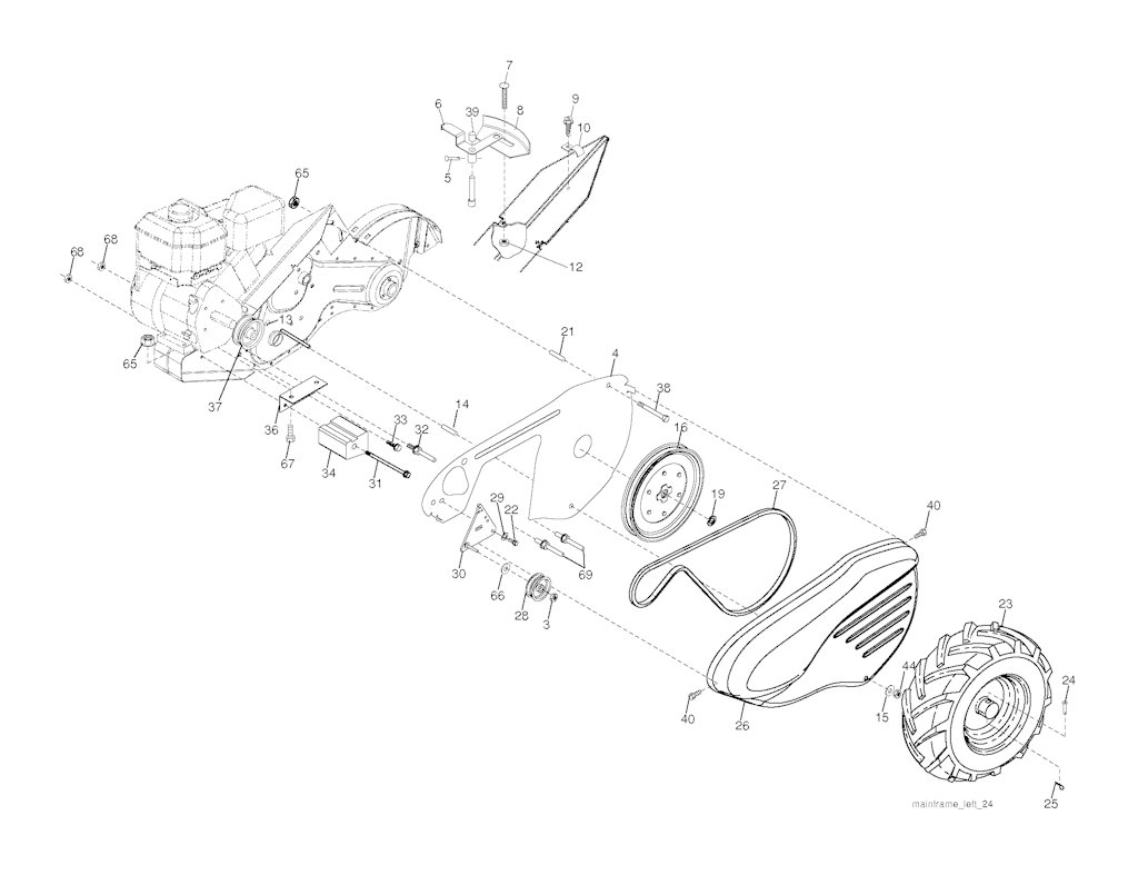 Explosionszeichnung Ersatzteile