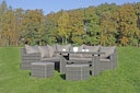 Vorschaubild Garden Pleasure Ecklounge OVIEDO, Aluminium / Polyrattan / Kissen 100 % Polyester