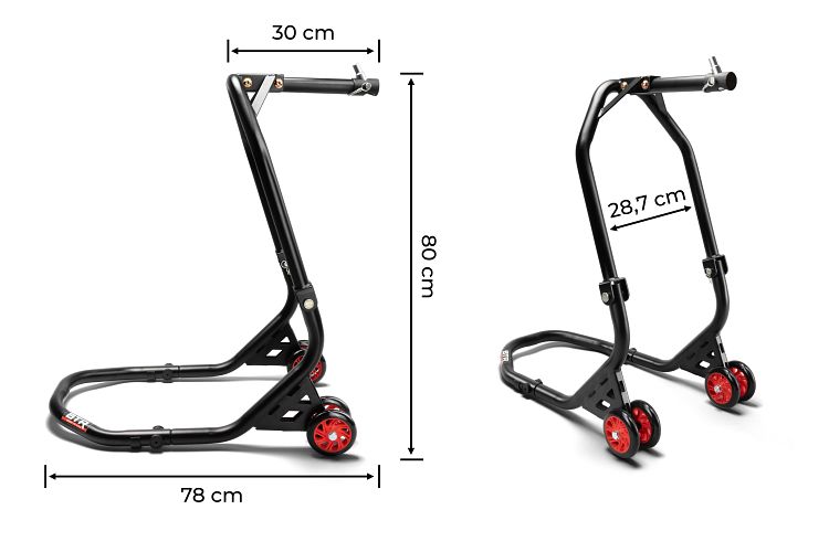 BTR Motorrad Lenkkopfständer Set