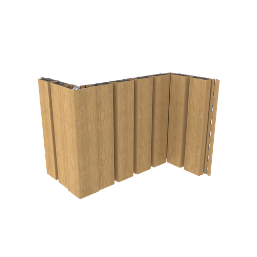 NewTechWood WPC Fassadenverkleidung Castellation Pro 65  BSK D 33 x 180 mm