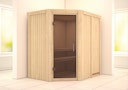Vorschaubild Karibu Sauna Carin mit Eckeinstieg 68 mm