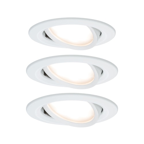 Paulmann Einbauleuchte Nova Coin 3er LED 3x6,5W weiß rund