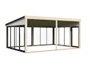 Vorschaubild Palmako Glashaus Lumi 23,3 m² - (Wintergartenanbau) Slide Plus
