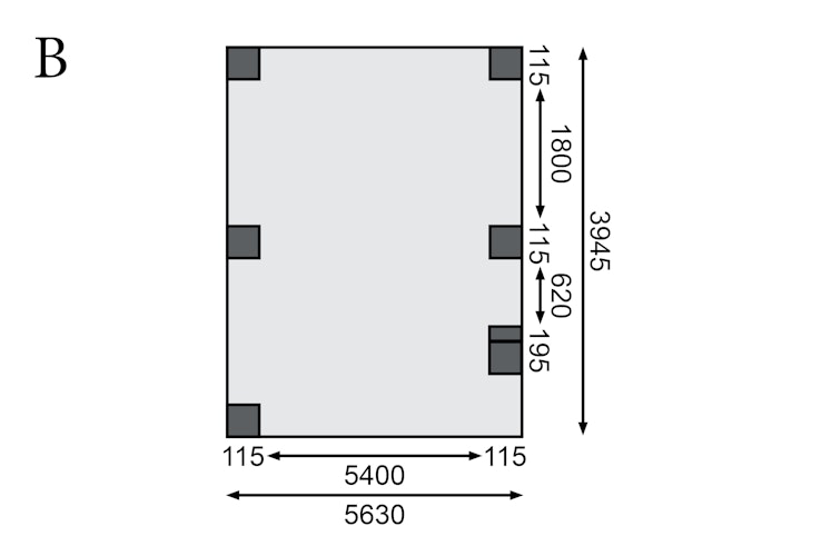 Karibu Carport Doppelcarport Classic Doppel 1 - kesseldruckimprägniert