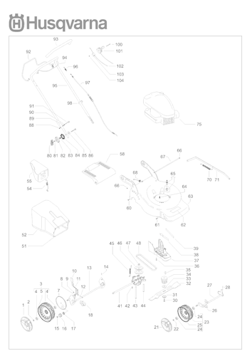 Husqvarna Rasenmäher gelegentliche Nutzung 965159203 R 147S
