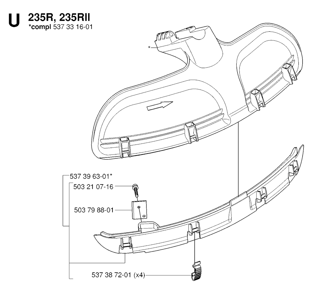 Explosionszeichnung Ersatzteile