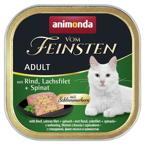 animonda Vom Feinsten Adult mit Schlemmerkern 100g Schale Katzennassfutter