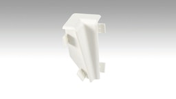 MEISTER Innenecken Fußleiste Profil 3PK (4 Stk./VPE)  Weiß 2001Zubehörbild