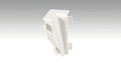 MEISTER Innenecken Fußleiste Profil 3PK (4 Stk./VPE)  Weiß 2001