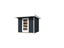 Vorschaubild Weka Gartenhaus Designhaus wekaLine 172 mit Vordach (50 cm)