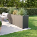 Vorschaubild KGT Aluminium Hochbeet 210 - Profile anthrazit - B2,05 x T0,45 x H0,77 m - 590 l