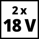 Vorschaubild Einhell Akku 2x18V 4,0Ah PXC-Twinpack CB 1 4511489