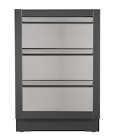 NAPOLEON Schubladenschrank (3 Laden) Edelstahl (IM-3DC-CN)