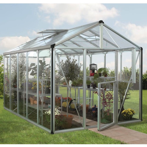 Vitavia Gewächshaus Zeus 10000 inkl. 2 Dachfenstern - 10,0 m²