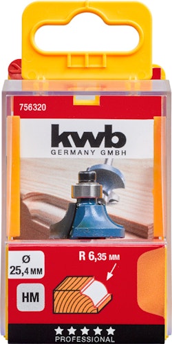 kwb 1/4-Stabfräs HM 25,4 mm SB-Box 756320