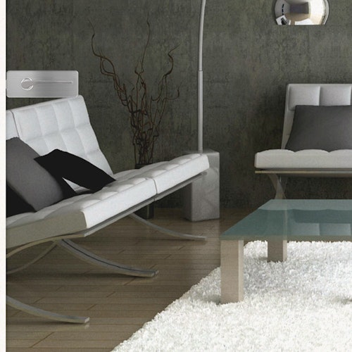 Griffwerk Glasdrehtür CLEAR 510 Klarglas/Grünglas, ESG/VSG, Studio/Office