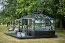 Vorschaubild Juliana Gewächshaus Grand Oase anthrazit - 3 mm Sicherheitsglas - für Mauer - 13,0 m²
