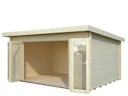 Vorschaubild Palmako Gartenhaus Lea 14,2 m² mit Doppelfalttür - 44 mm