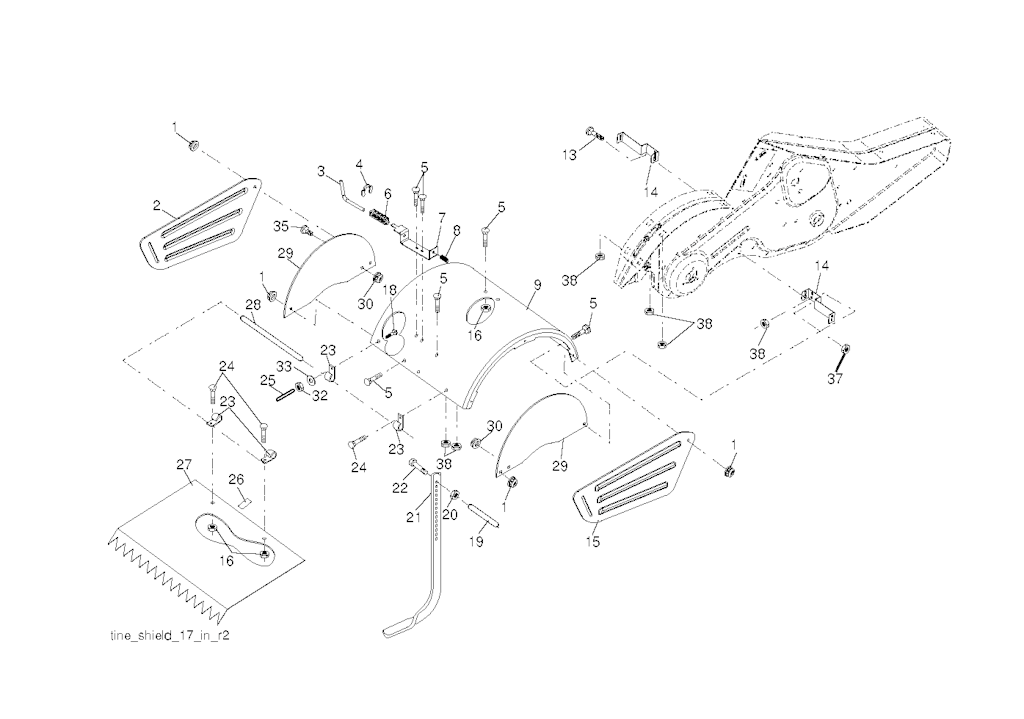 Explosionszeichnung Ersatzteile