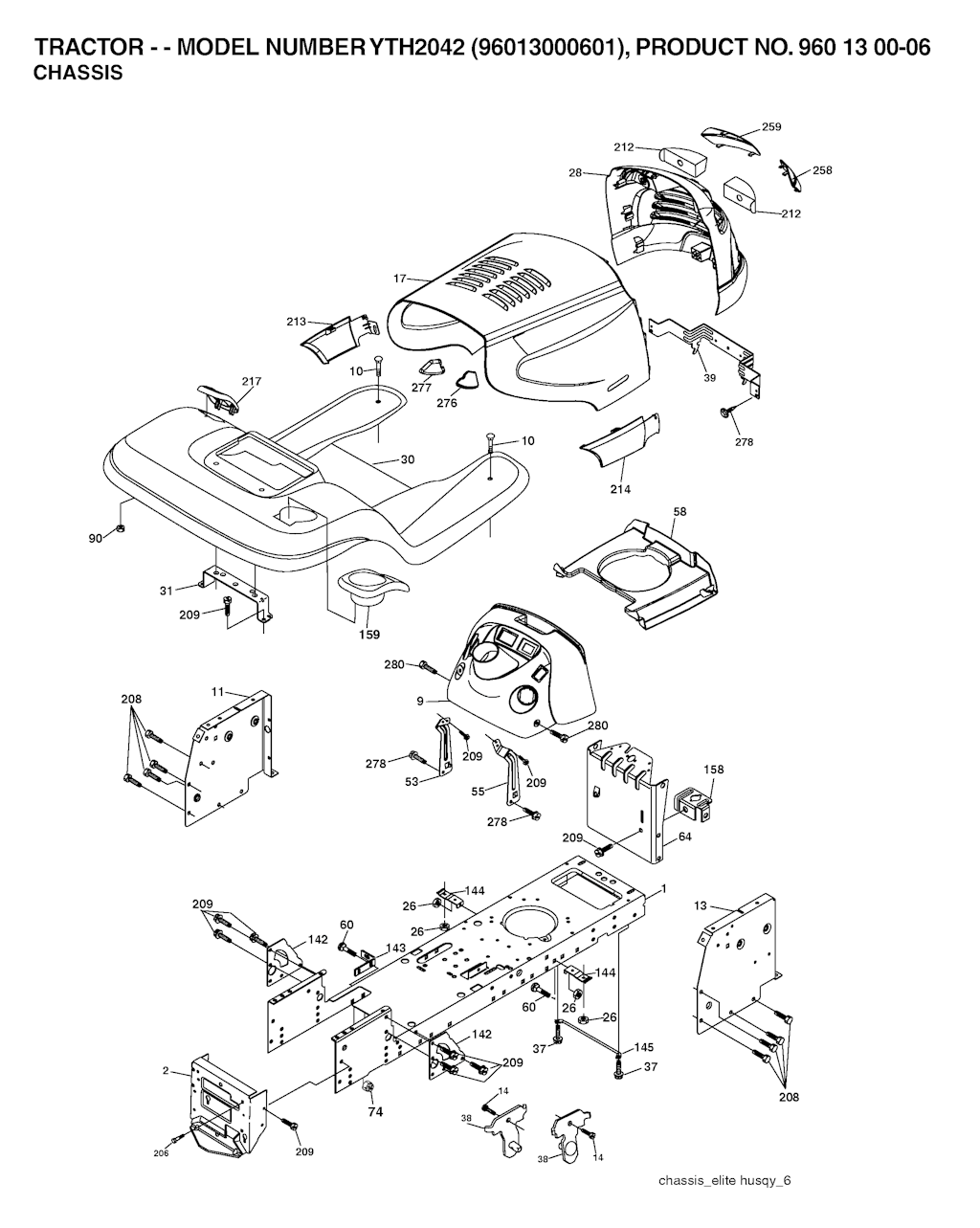 Explosionszeichnung Ersatzteile