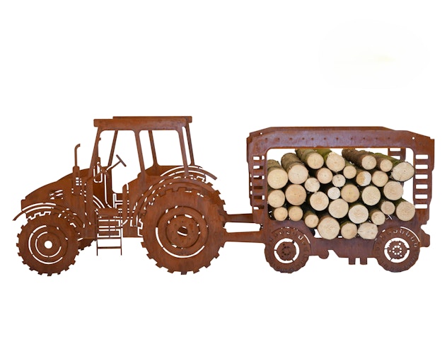 Badeko Traktor mit Anhänger