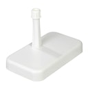 Vorschaubild Delschen Balkon-Schirmständer mit Kunststoff-Rohr Ø 18-38 mm, Betongefüllt, 20 kg, Weiß - Abverkauf