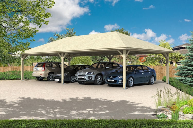 Skan Holz Carport Taunus 1176 x 634 cm