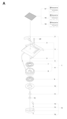 Husqvarna Heckenscheren/Stabheckenscheren 20090400001 323HD60