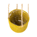 Vorschaubild Wikholm form Design Hängetopf aus Jute in gelb 17 x 17 cm