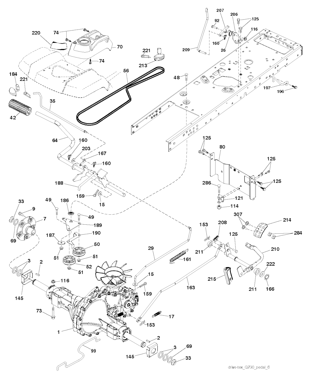 Explosionszeichnung Ersatzteile