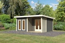 Vorschaubild Karibu Premium Gartenhaus Radeburg 5 - 40 mm (Homeoffice-Gartenhaus)