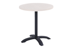 B-Ware Hartman Bistrotisch-Gestell für Platten mit 70 und 80 cm, Aluminium Carbon Black