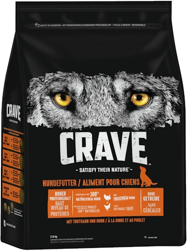 CRAVE Truthahn & Huhn Hundetrockenfutter