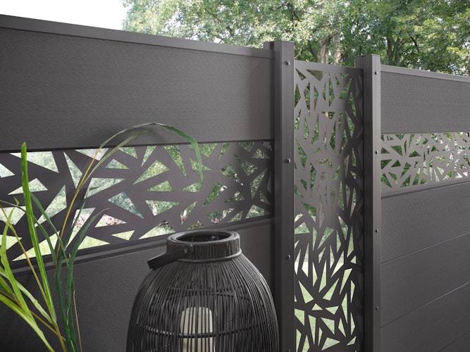 TraumGarten System WPC XL Zaun-Set