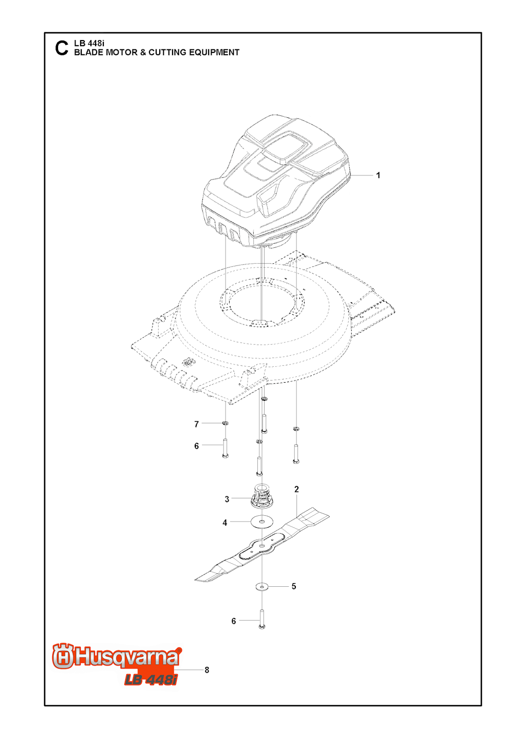 Explosionszeichnung Ersatzteile