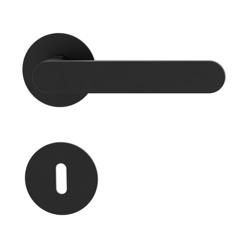 Griffwerk Türgriff AVUS PIATTA S - Kaschmirgrau, Graphitschwarz