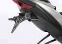 Vorschaubild PROTECH V-SHAPE Kennzeichenhalter SET mit Reflektor und Beleuchtung Alu & Stahl Schwarz für KAWASAKI ZX-6R