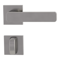 Griffwerk VAYA 265 MINIMAL MODERN fast2fix  Fast2Fix Rosetten eckig  WC Samtgrau