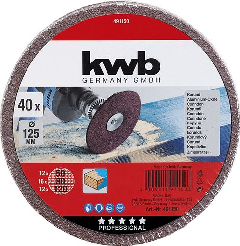 kwb 40 Schleif-SparPack125 FlintSB 491150