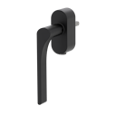Vorschaubild Griffwerk Fenstergriff VAYA 261 LEAF LIGHT Graphitschwarz L 7x40