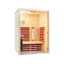 Vorschaubild Infraworld Infrarotkabine TrioSol Natura 147 Glas inkl. 5-teiligem gratis Zubehörset