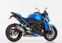 Vorschaubild Shark Performance SLIP-ON Titan silber SRC 4 für SUZUKI GSX-S 1000,GSX-S 1000F EURO3 EURO4 