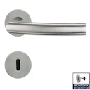 Vorschaubild Griffwerk Türgriff LORITA Piatta-Edelstahl matt DESIGN MANUFAKTUR