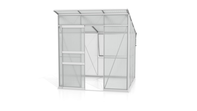 Vitavia Gewächshaus Fokus 4450 inkl. Stahlfundamentrahmen - 3,7 m²