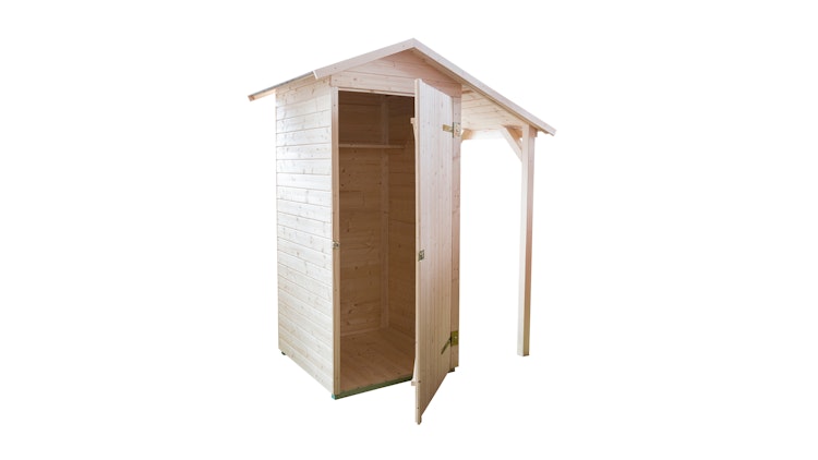 Weka 14 mm Garten- und Terrassenschrank 351 A/357 A mit Schleppdach